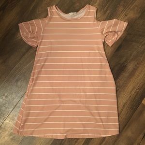 Girls Cold Shoulder Dress